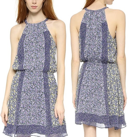 Joie Makana Floral Crepe Dress S